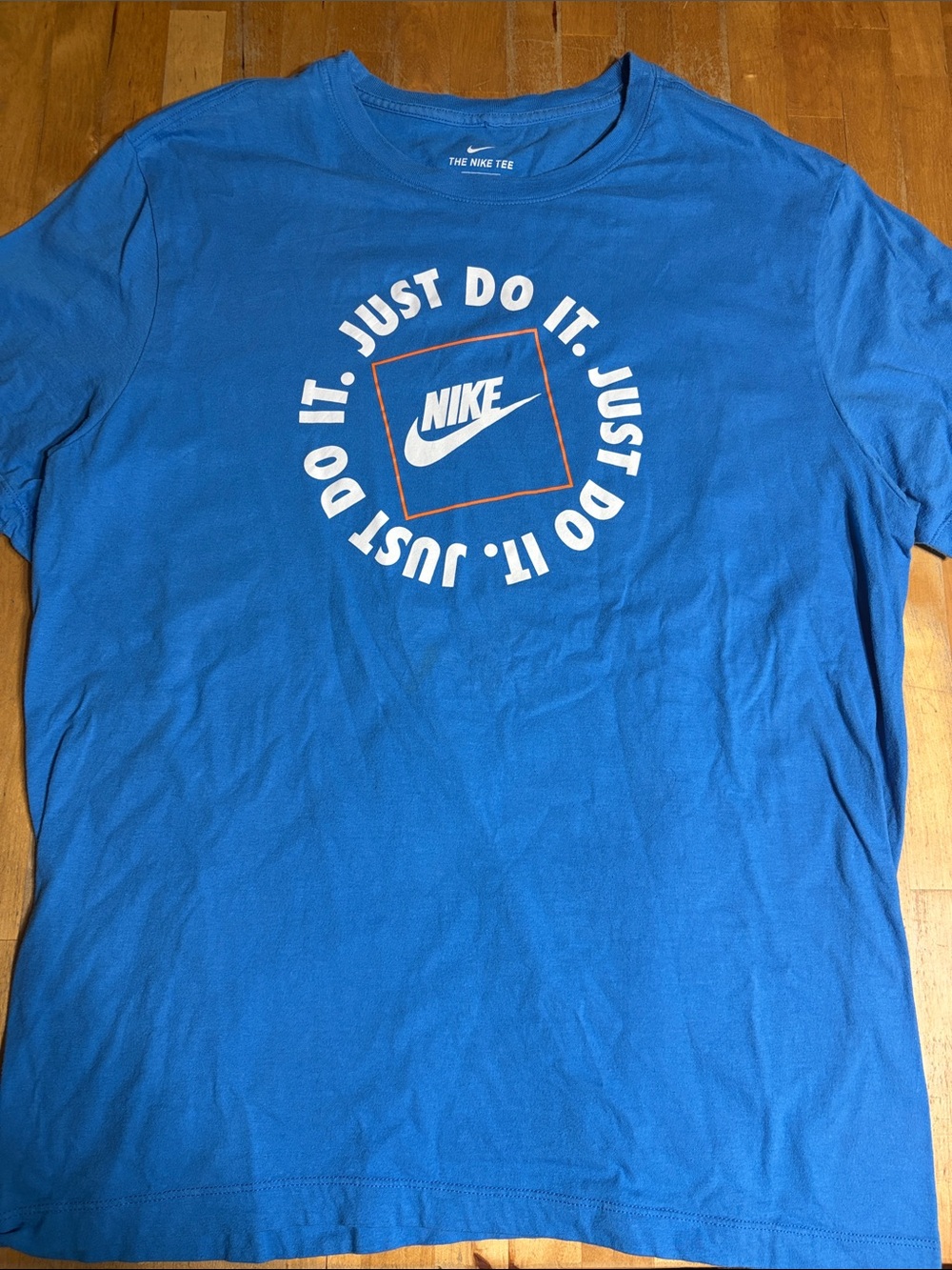 Nike Men’s Royal Blue 'Just Do It' Graphic Short Sleeve Tee